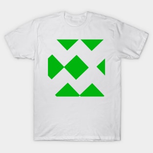 Green Diamond Squares T-Shirt